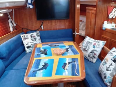 Deck of Tommy, a Dufour 36 Classic sailboat at Grad Pula, Croatia