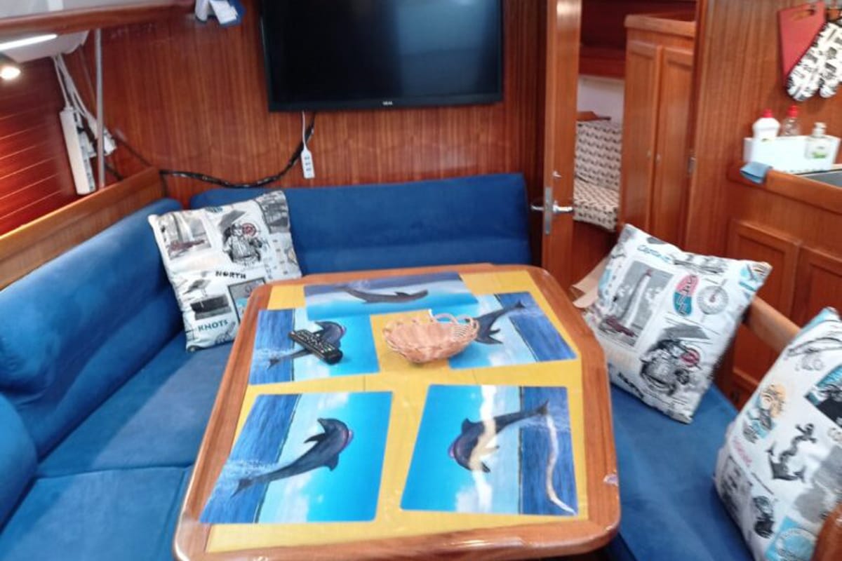 Deck of Tommy, a Dufour 36 Classic sailboat at Grad Pula, Croatia