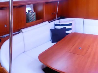 Salon of Nafsika, a Elan 45 sailboat at Municipal Unit of Lefkada, Greece
