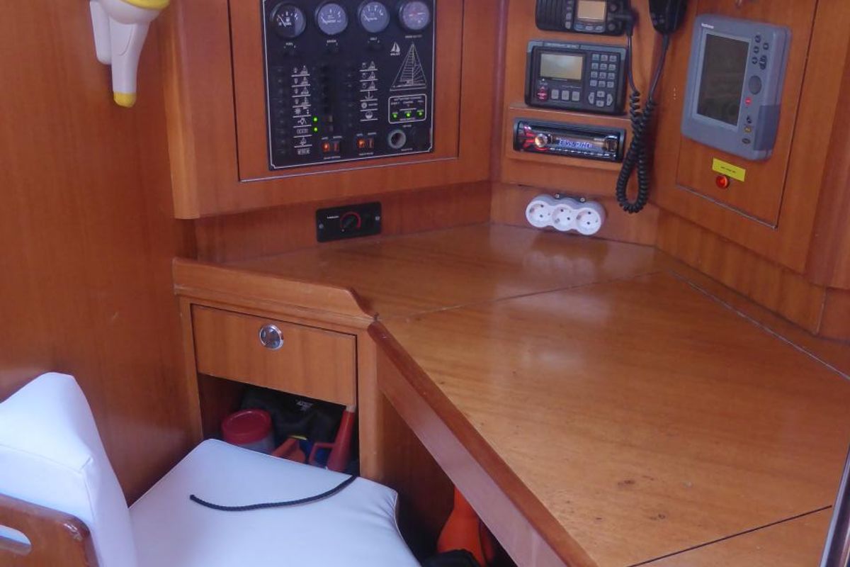 Nafsika, a Elan 45 sailboat at Municipal Unit of Lefkada, Greece
