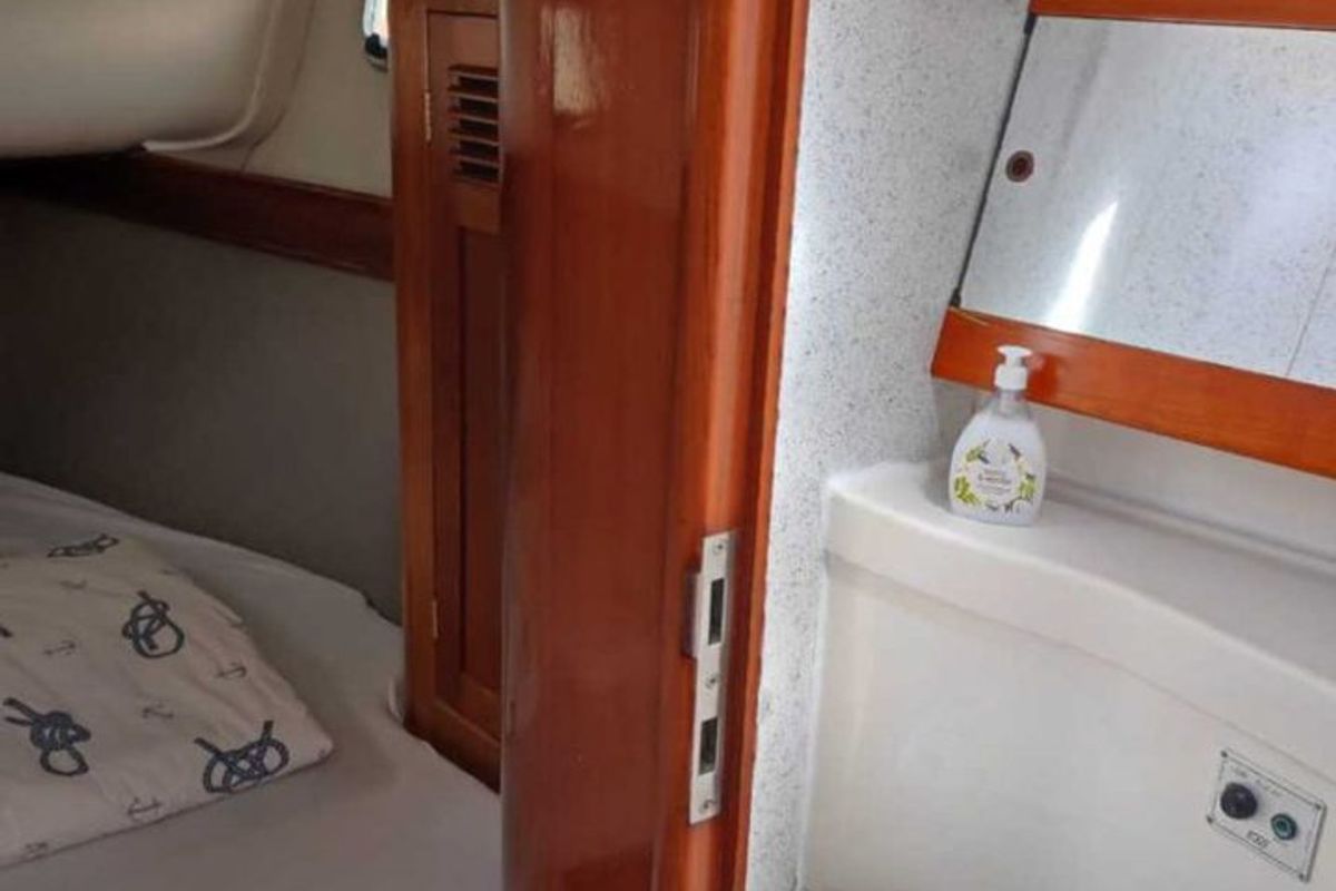 Head on Gem, a Elan 431 sailboat at Tribunj, Croatia