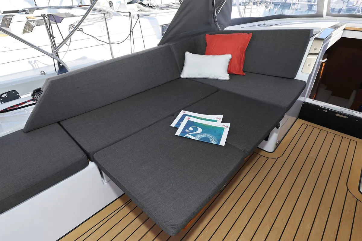 Solace - OW, a Hanse Yachts Hanse 460 sailboat at Općina Sukošan, Croatia