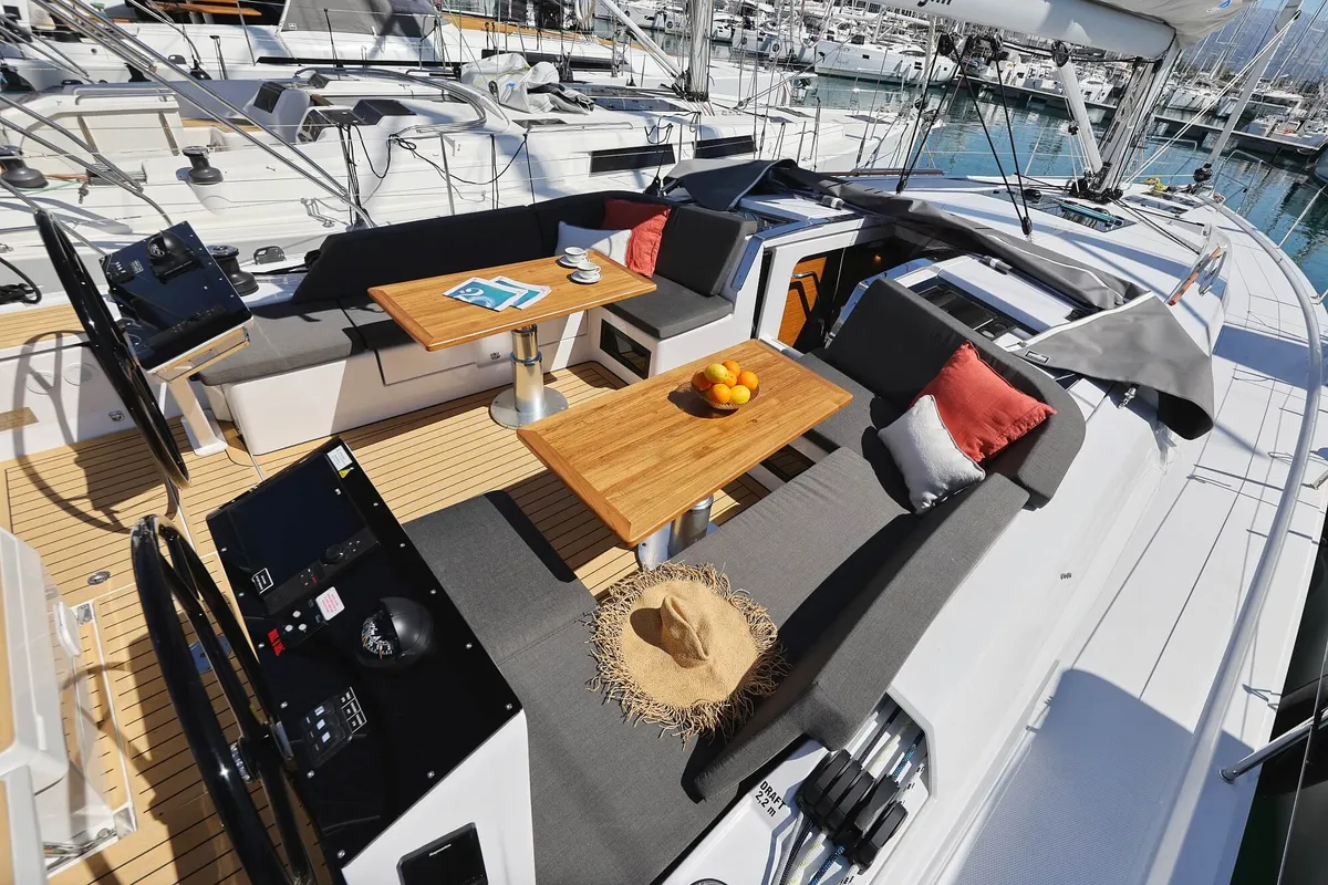Solace - OW, a Hanse Yachts Hanse 460 sailboat at Općina Sukošan, Croatia