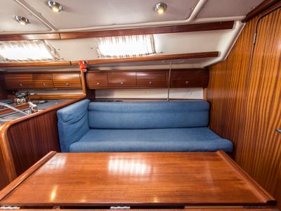 Salon of Arcobaleno, a Bavaria 36 Cruiser sailboat at Sami Municipal Unit, Greece