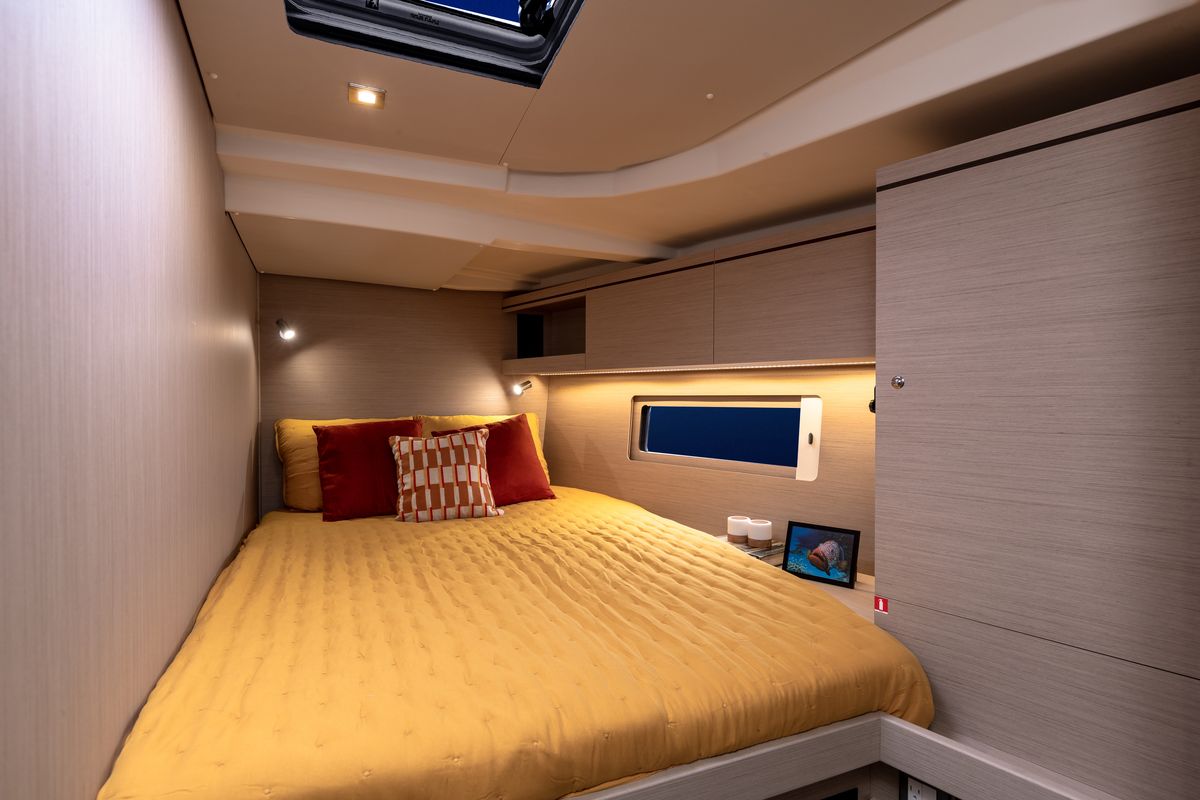 Cabin on Sunsail 52.4 Premium, a Beneteau Oceanis 51.1 sailboat at Općina Marina, Croatia