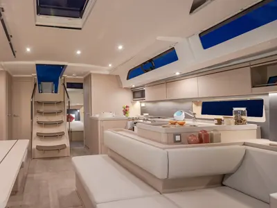 Galley of Sunsail 52.4 Premium, a Beneteau Oceanis 51.1 sailboat at Općina Marina, Croatia