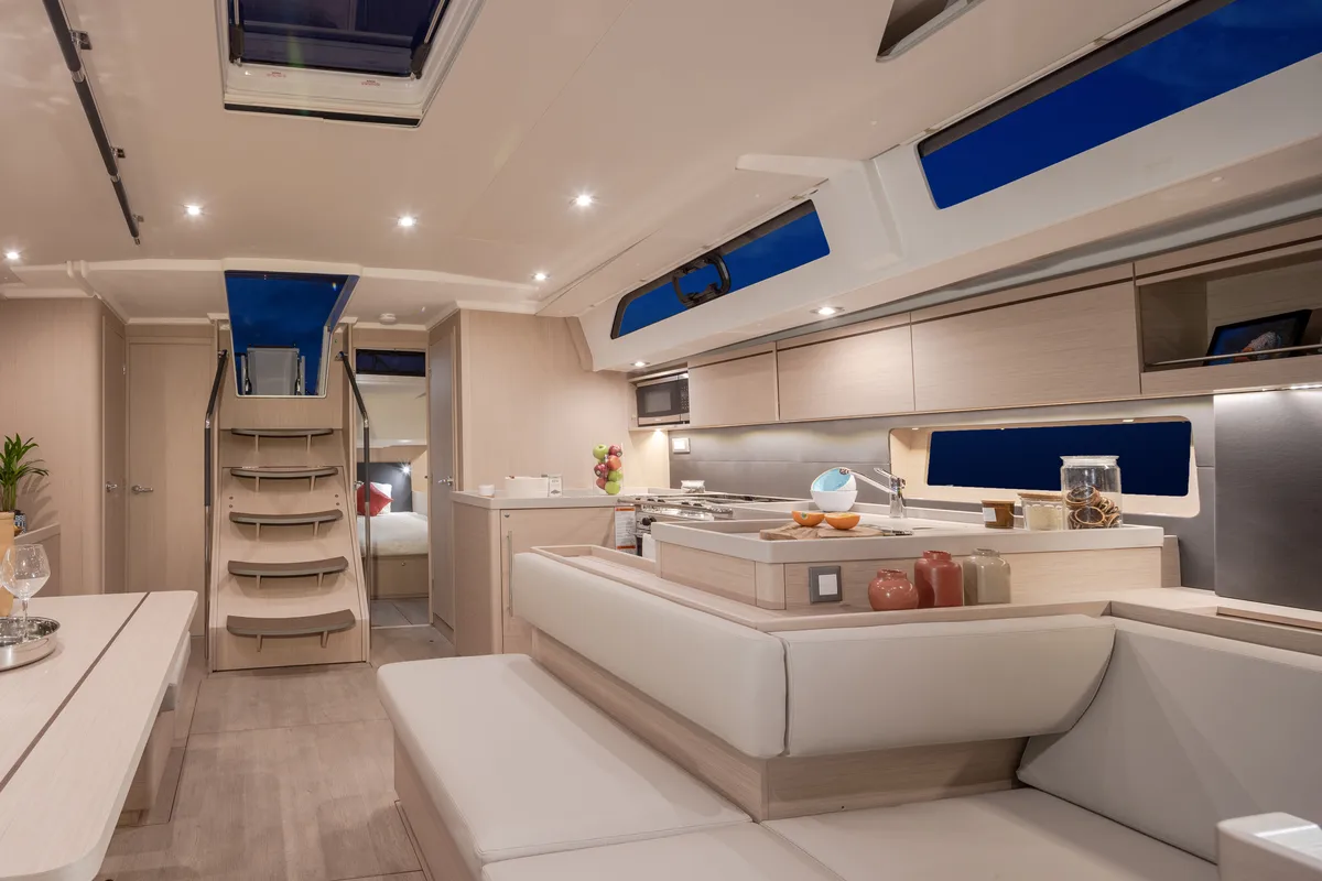 Galley of Sunsail 52.4 Premium, a Beneteau Oceanis 51.1 sailboat at Općina Marina, Croatia