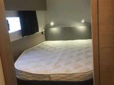 Cabin on Princess Valeria, a Fountaine Pajot Elba 45 catamaran at Seget Donji, Croatia