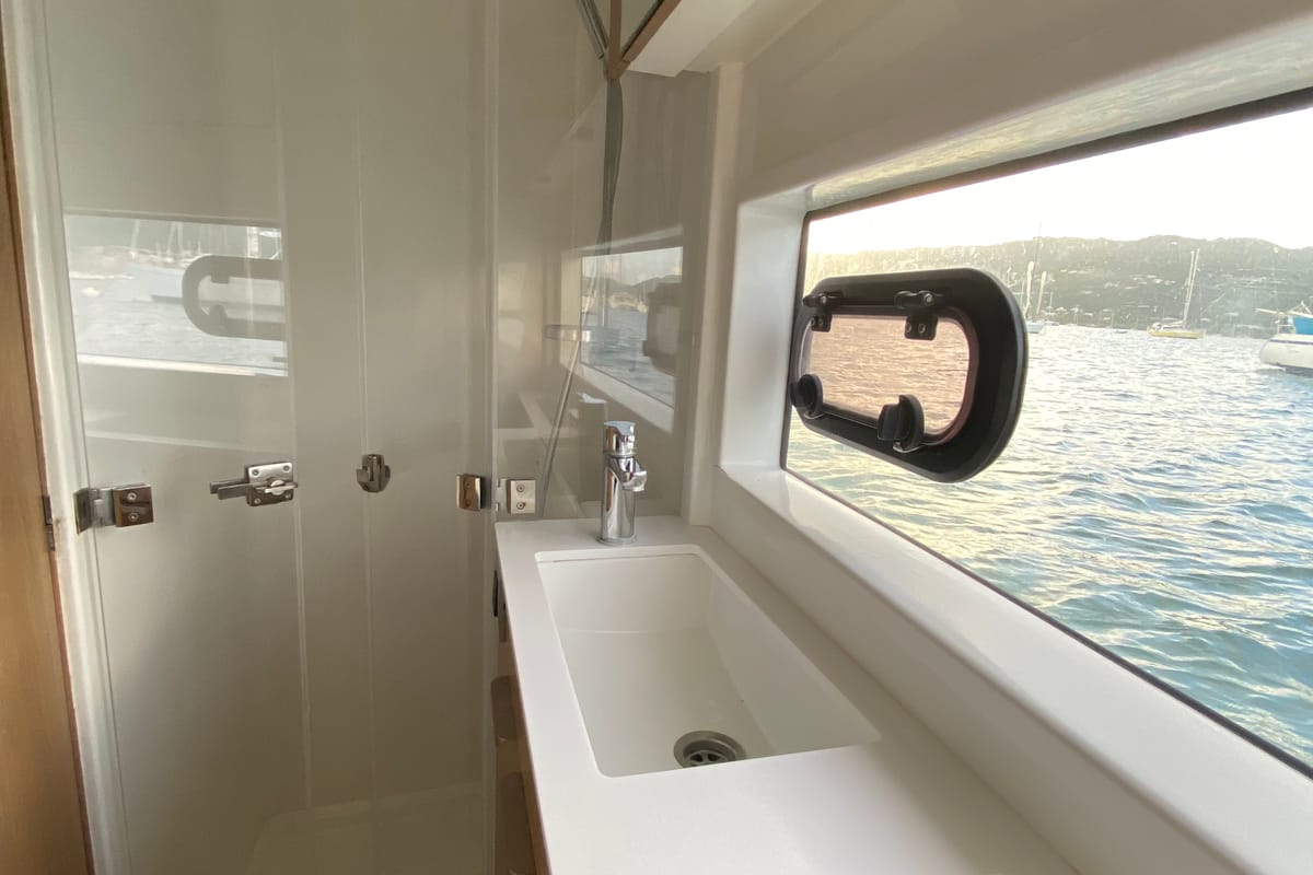 Head on Mosta, a Bali Catspace catamaran at Alameda, United States