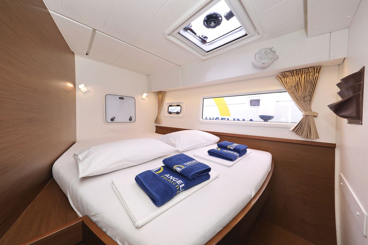 Cabin on Sapphire, a Lagoon 42 catamaran at Grad Vodice, Croatia