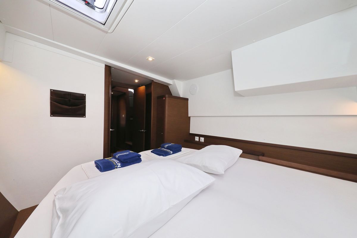 Cabin on Sapphire, a Lagoon 42 catamaran at Grad Vodice, Croatia