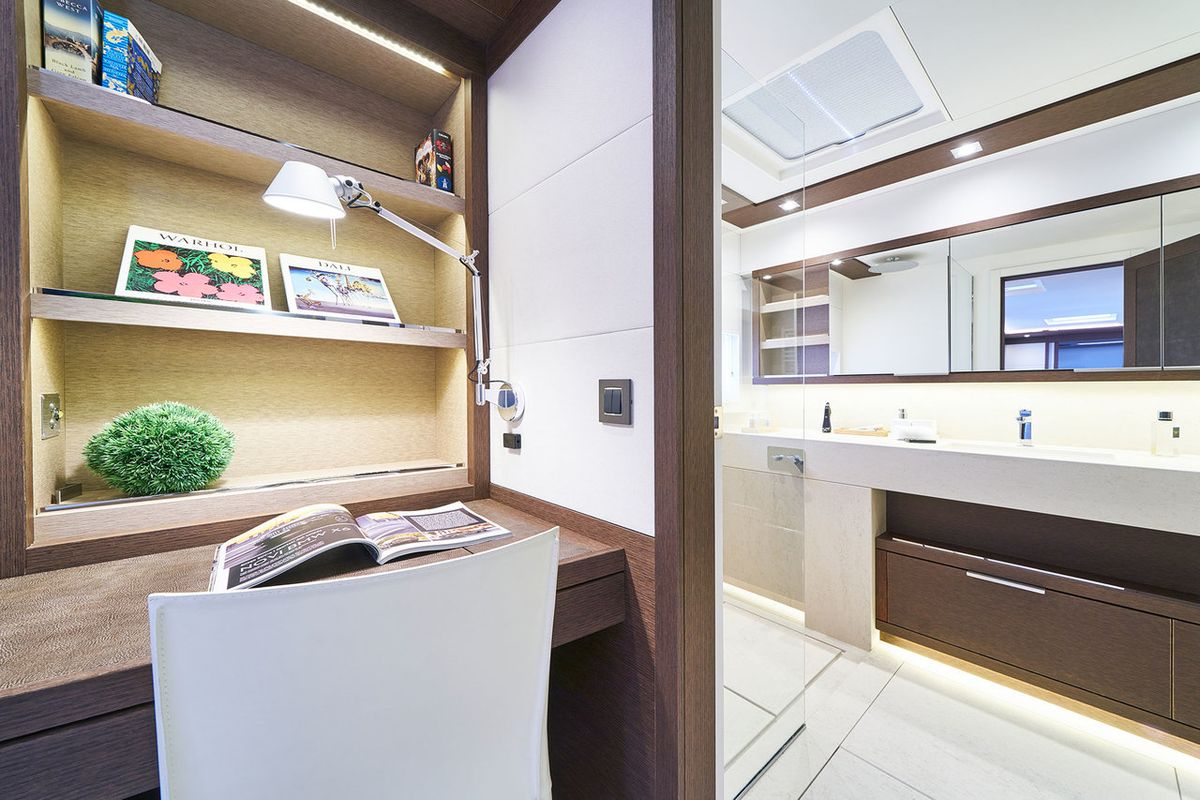 Cabin on Adriatic Dragon, a Lagoon 77 catamaran at Split, Croatia
