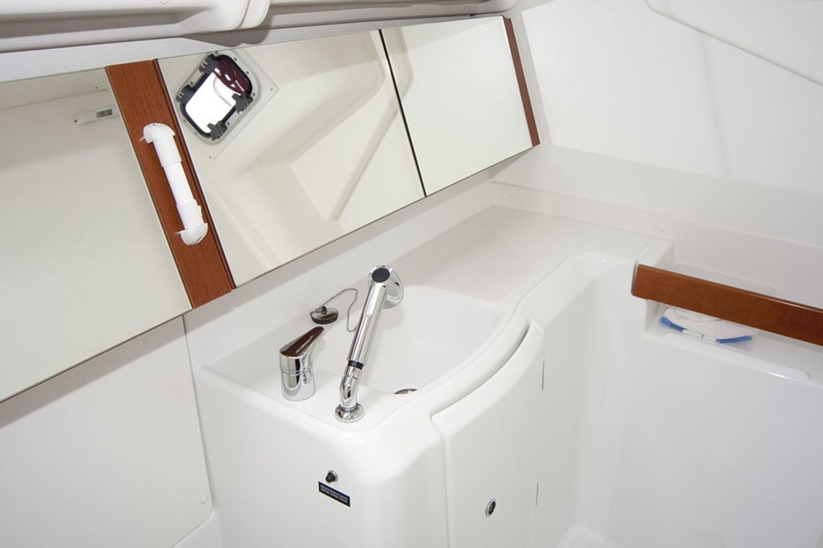Head on LL Skyhawk, a Beneteau Oceanis 34.2 sailboat at Grad Pula, Croatia