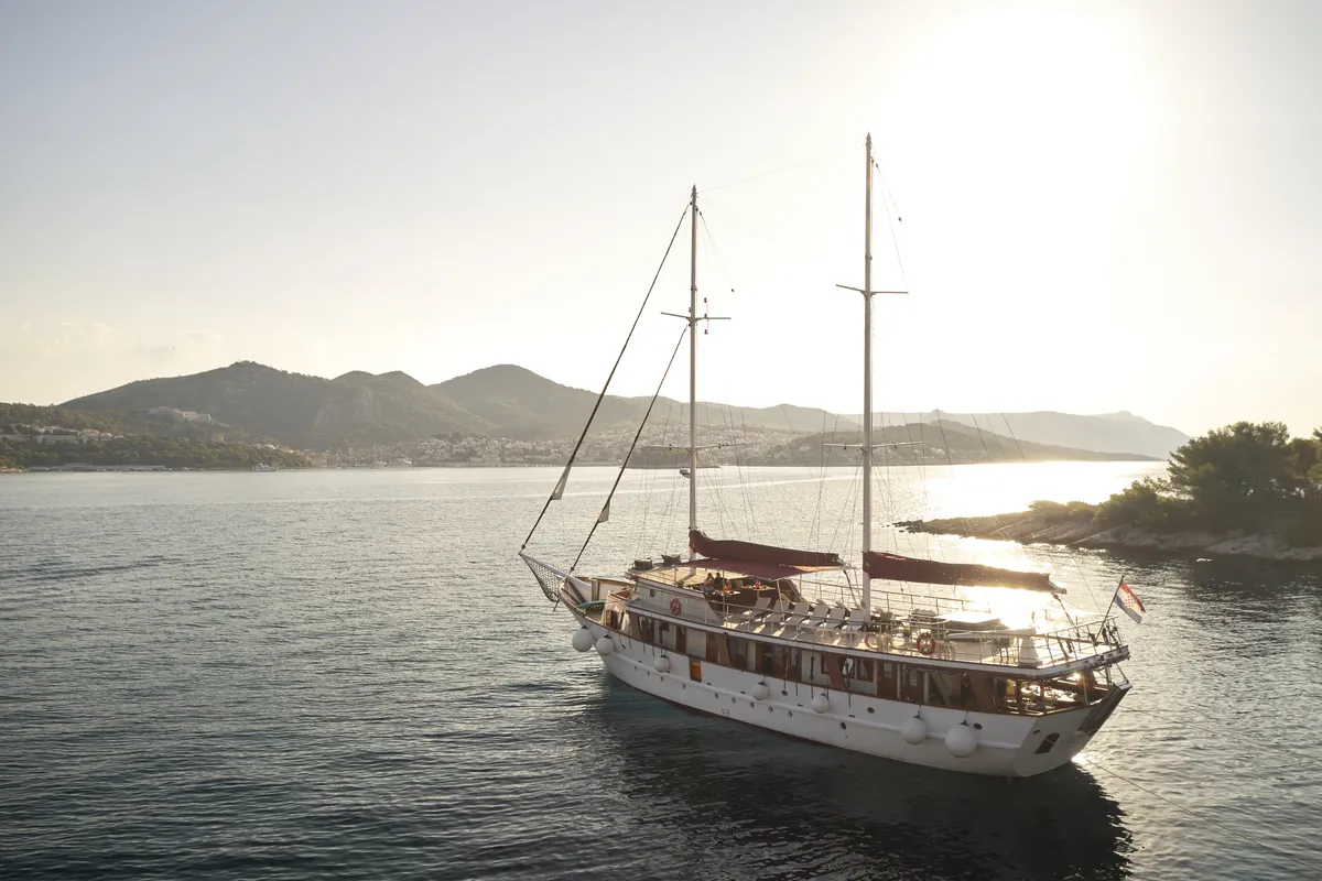 Exterior view of Cataleya, a Custom Made Cataleya yacht at Jesenice, Croatia