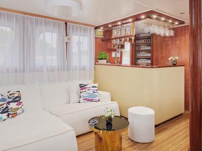 Salon of Cataleya, a Custom Made Cataleya yacht at Jesenice, Croatia