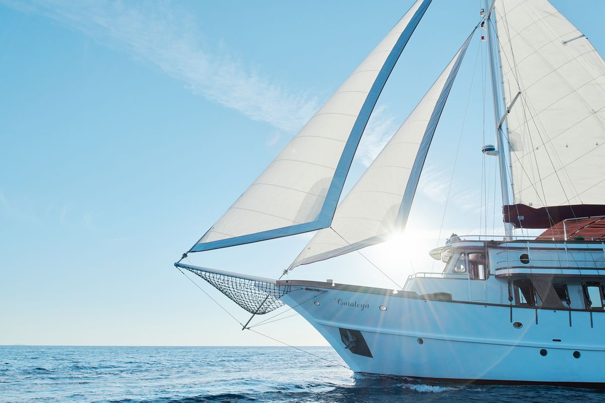 Exterior view of Cataleya, a Custom Made Cataleya yacht at Jesenice, Croatia