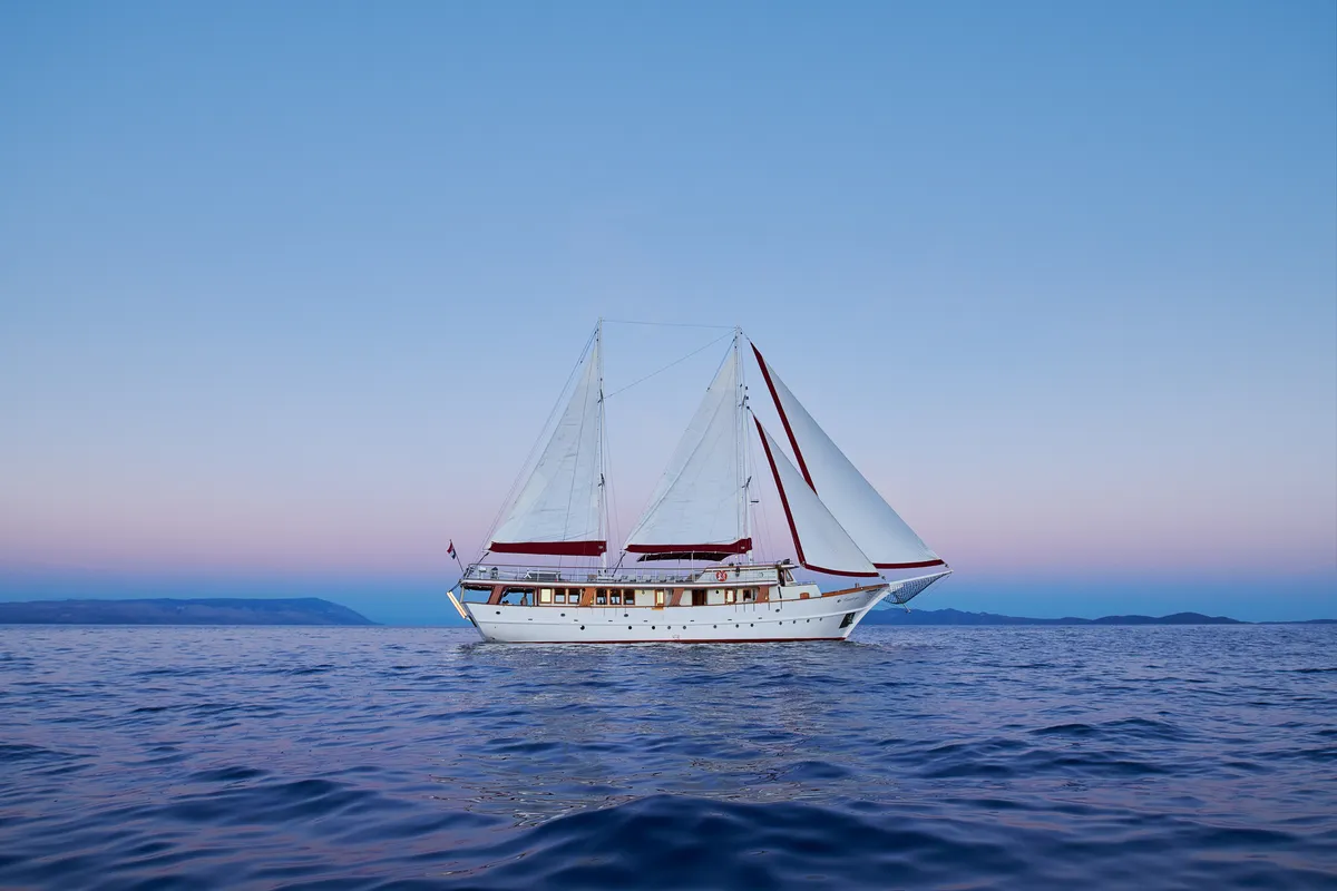 Exterior view of Cataleya, a Custom Made Cataleya yacht at Jesenice, Croatia