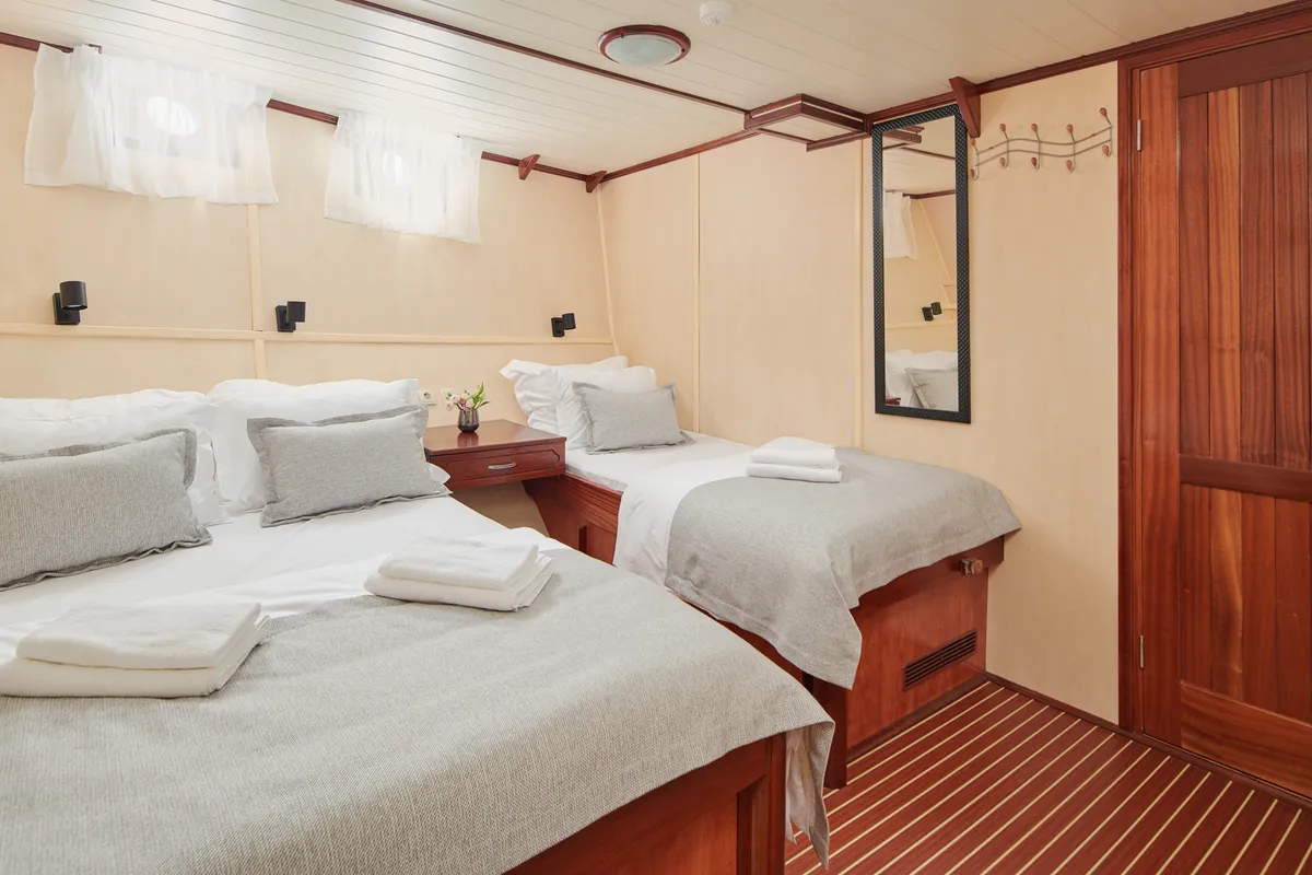 Cabin on Cataleya, a Custom Made Cataleya yacht at Jesenice, Croatia