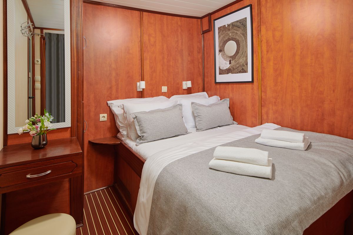 Cabin on Cataleya, a Custom Made Cataleya yacht at Jesenice, Croatia