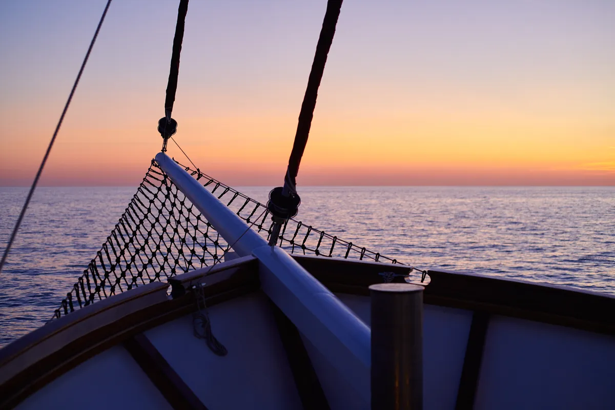 Deck of Cataleya, a Custom Made Cataleya yacht at Jesenice, Croatia