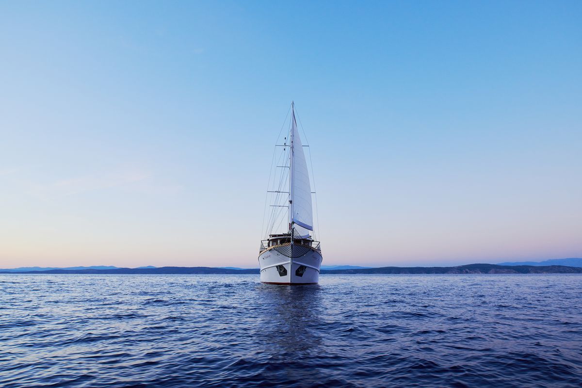 Exterior view of Cataleya, a Custom Made Cataleya yacht at Jesenice, Croatia