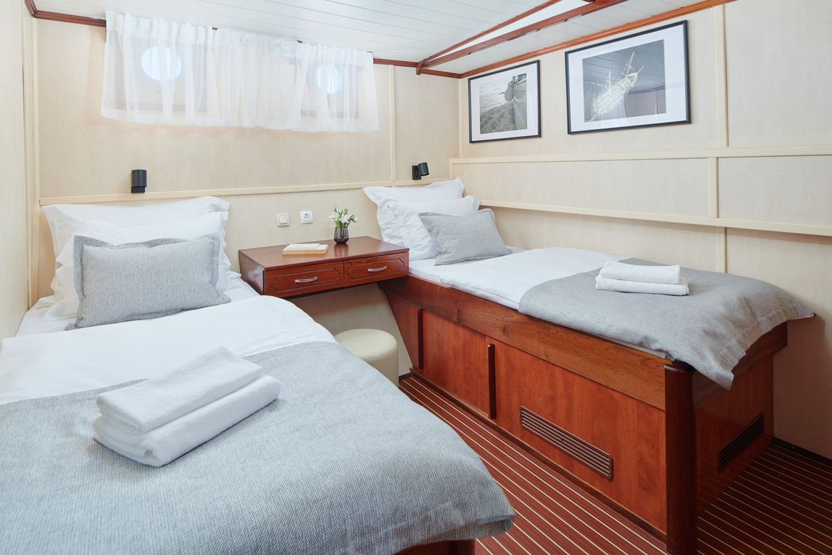 Cabin on Cataleya, a Custom Made Cataleya yacht at Jesenice, Croatia