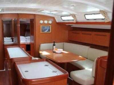 Salon of Orion IV, a Beneteau Cyclades 50.5 sailboat at Volos Municipality, Greece