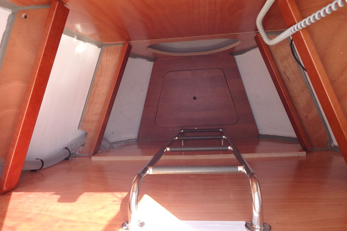 Cabin on Oceanis 48, a Beneteau Oceanis 48 sailboat at Municipal Unit of Lefkada, Greece