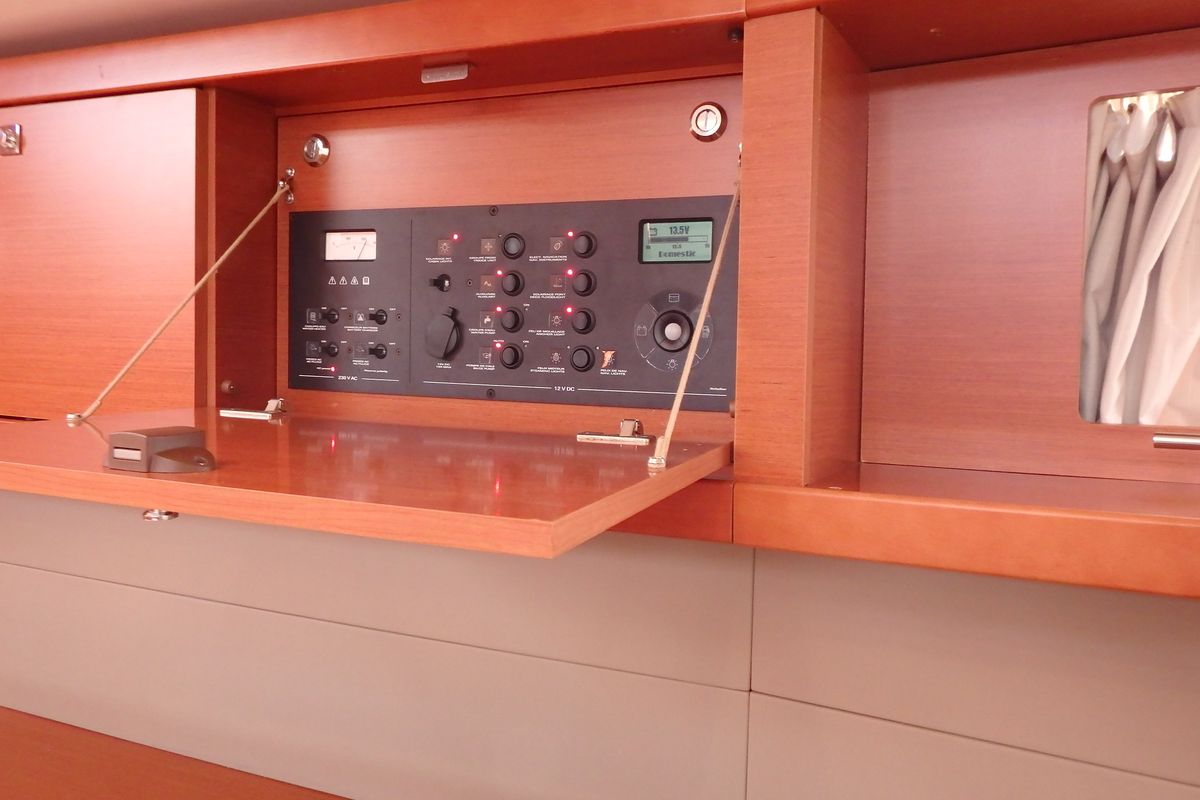 Oceanis 48, a Beneteau Oceanis 48 sailboat at Municipal Unit of Lefkada, Greece