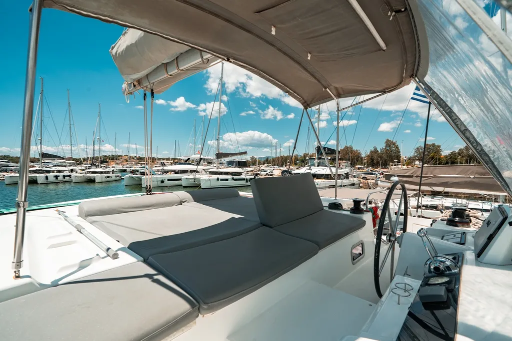 KING VIVI, a Lagoon Lagoon 46 catamaran at Municipal Unit of Nea Peramos, Greece