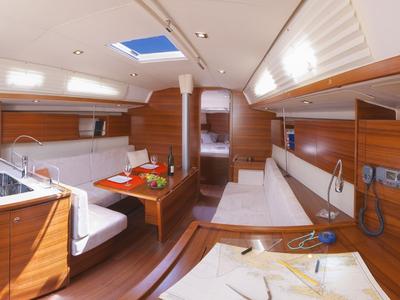 Salon of Ghost Rider, a AD Boats Salona 41 sailboat at Marmaris, Turkey
