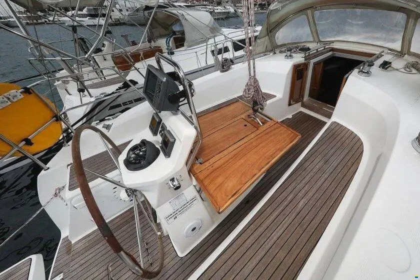 Star Chiara, a Bavaria Cruiser 32 sailboat at Punat, Croatia