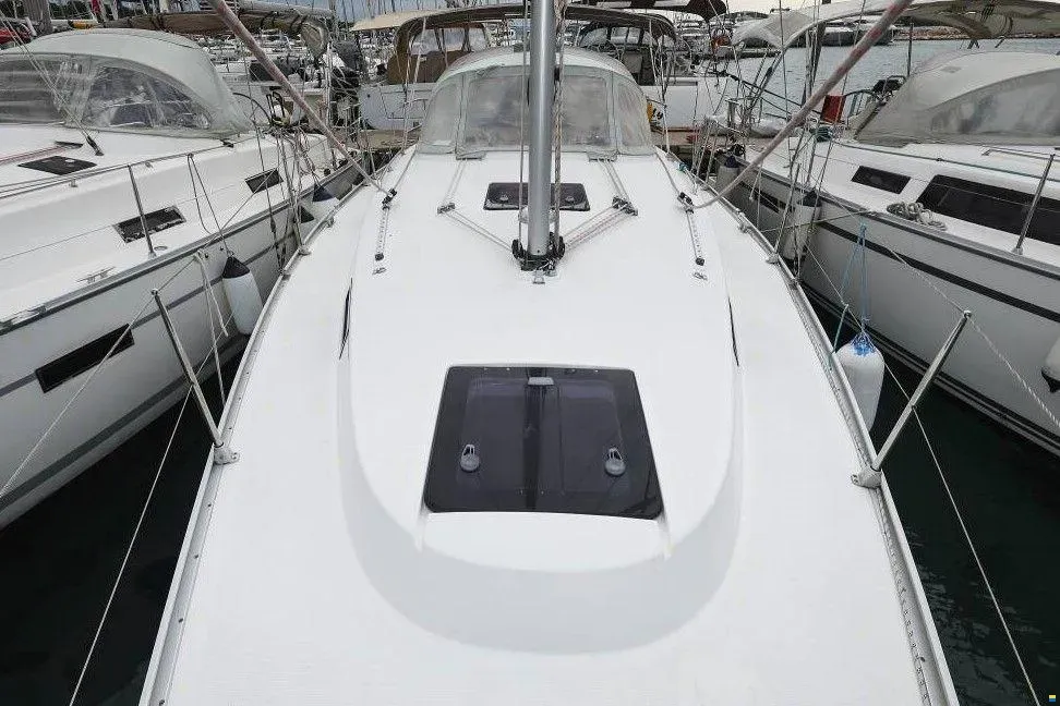 Star Chiara, a Bavaria Cruiser 32 sailboat at Punat, Croatia