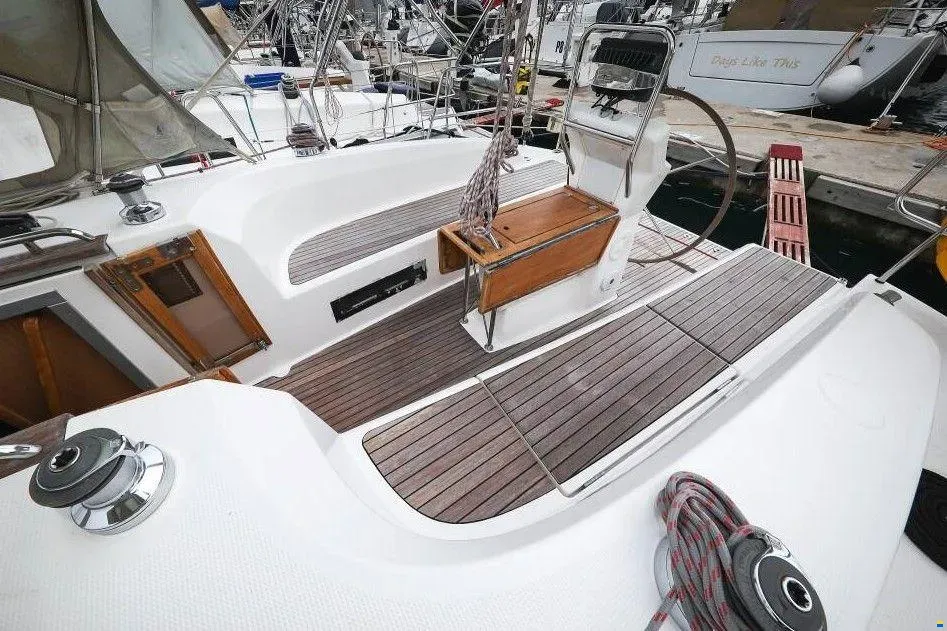 Star Chiara, a Bavaria Cruiser 32 sailboat at Punat, Croatia