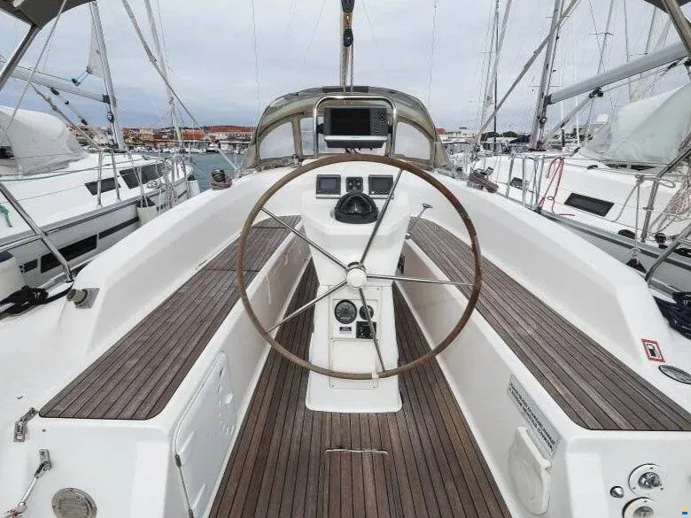 Star Chiara, a Bavaria Cruiser 32 sailboat at Punat, Croatia
