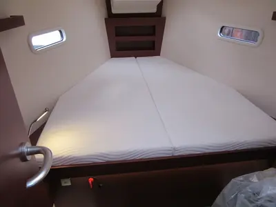 Cabin on No name, a Hanse Yachts Hanse 388 sailboat at Gothenburg, Sweden