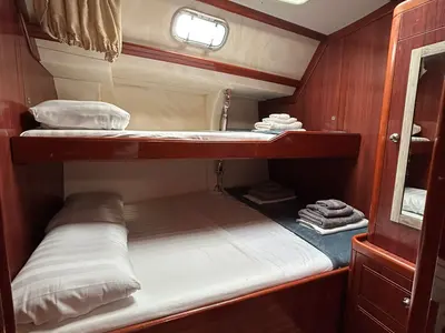 Cabin on Katerina (58.4), a Ocean Star 56.1 sailboat at Athens, Greece