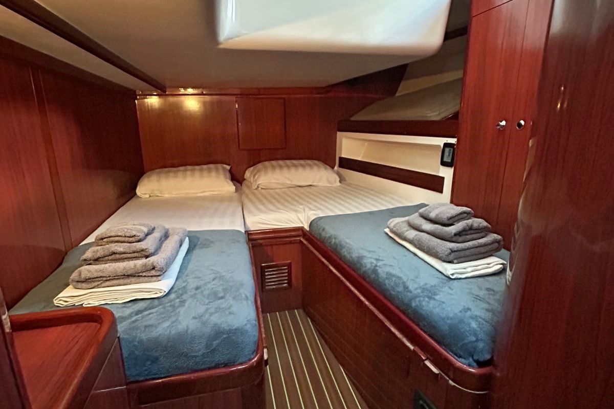 Cabin on Katerina (58.4), a Ocean Star 56.1 sailboat at Athens, Greece
