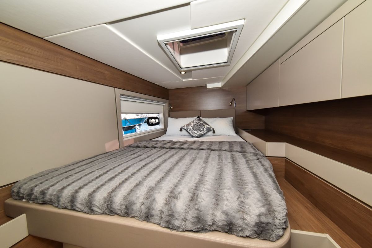 Cabin on Jako 2, a Bali 4.6 catamaran at Zadar, Croatia