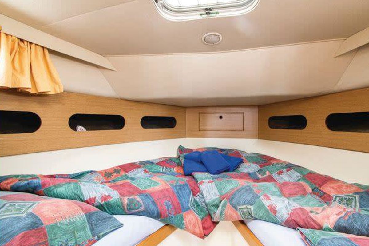 Cabin on Cygnet WHS - Budget 1, a Cygnet WHS motorboat at Laggan, United Kingdom