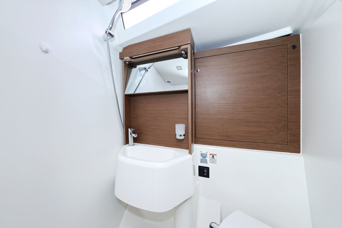 Head on Seaduction, a Beneteau Oceanis 51.1 sailboat at Grad Trogir, Croatia