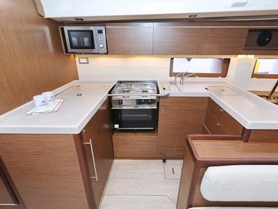 Galley of Seaduction, a Beneteau Oceanis 51.1 sailboat at Grad Trogir, Croatia
