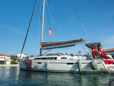 DuruDemir, a Bavaria Bavaria Cruiser 41S sailboat at Çeşme, Turkey