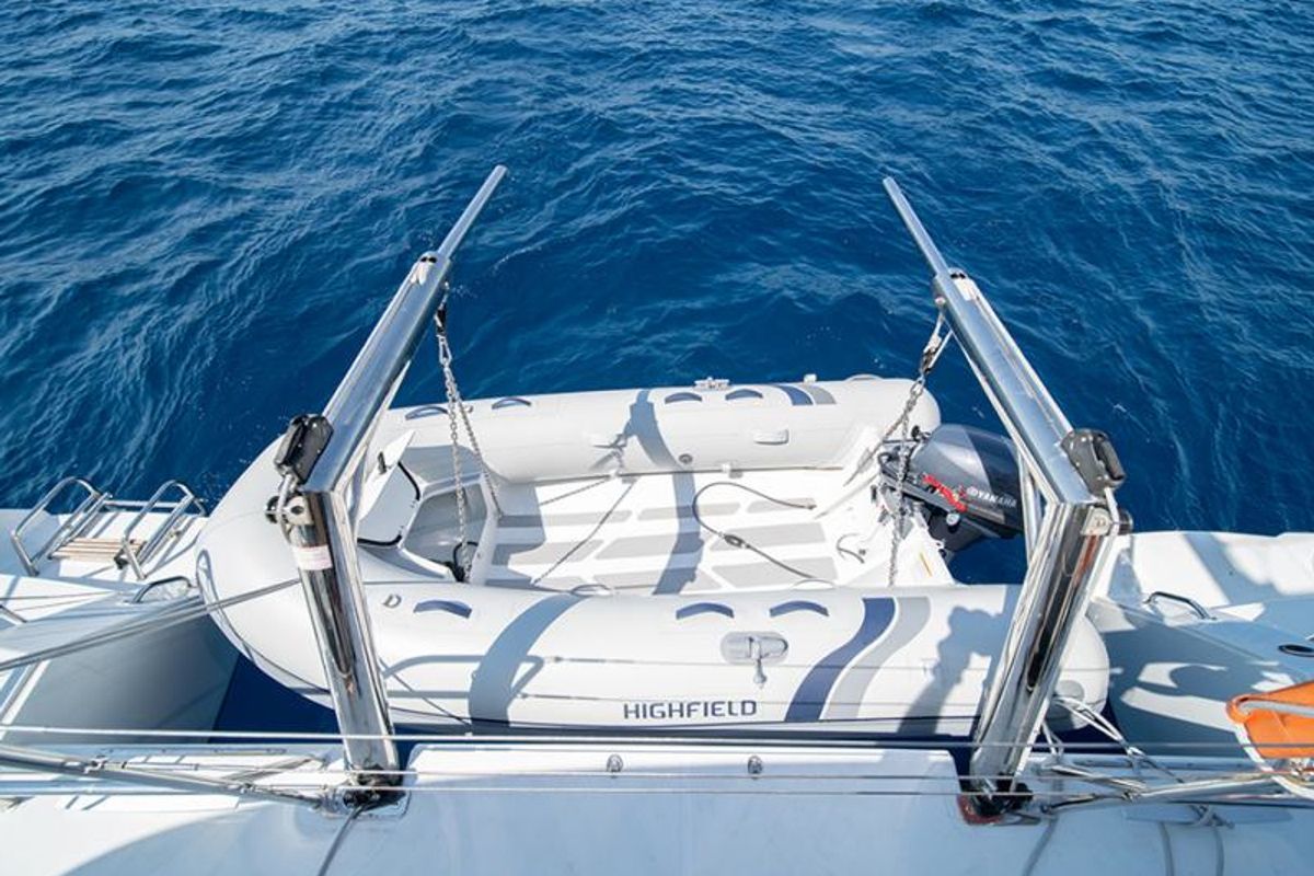 ANNIE, a Lagoon 450 Fly catamaran at Athens, Greece