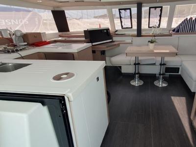 Galley of Crazy Diamond, a Fountaine Pajot Astrea 42 catamaran at Seget Donji, Croatia