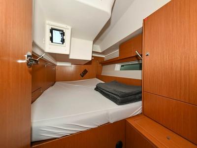 Cabin on EFIX, a Bavaria C45 sailboat at Zadar, Croatia