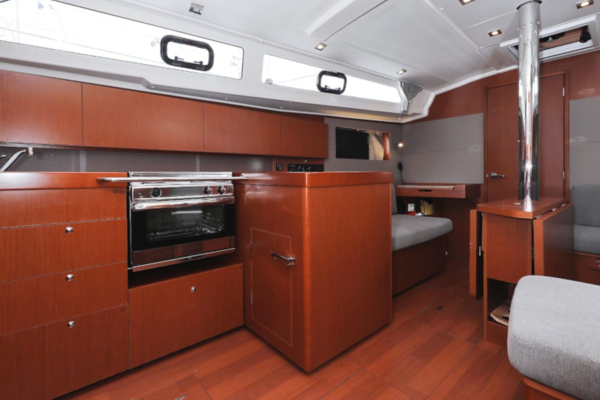 Galley of Seven, a Beneteau Oceanis 41.1 sailboat at Zadar, Croatia
