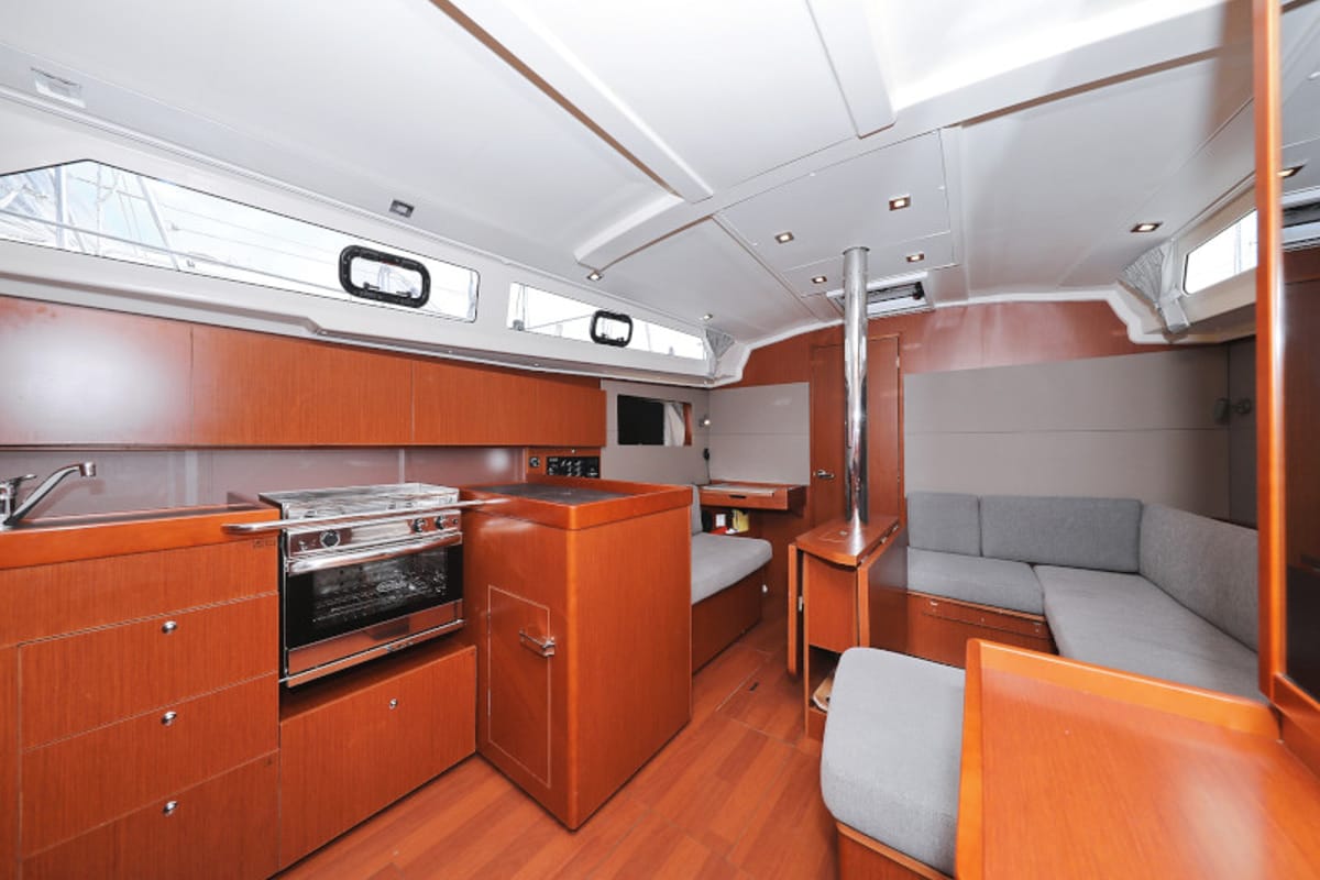 Galley of Seven, a Beneteau Oceanis 41.1 sailboat at Zadar, Croatia