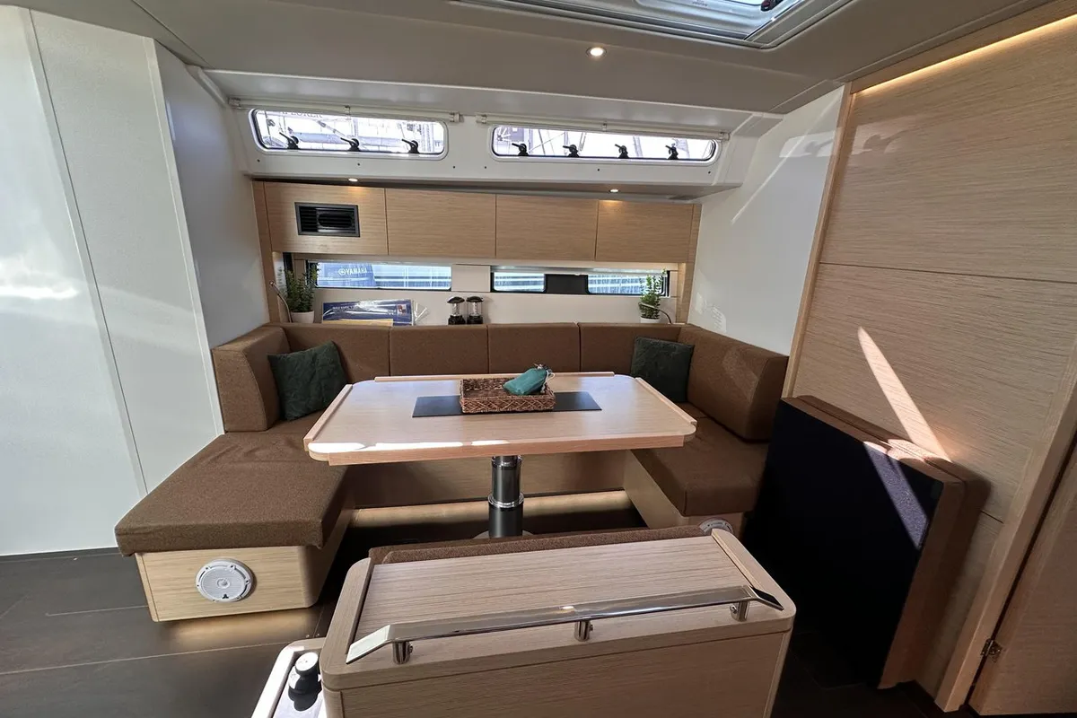 Salon of Felice, a Hanse Yachts Hanse 460 sailboat at Seget Donji, Croatia