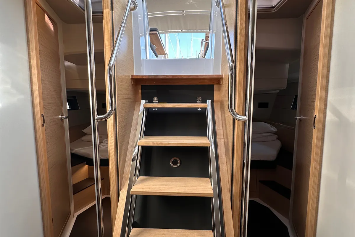 Felice, a Hanse Yachts Hanse 460 sailboat at Seget Donji, Croatia